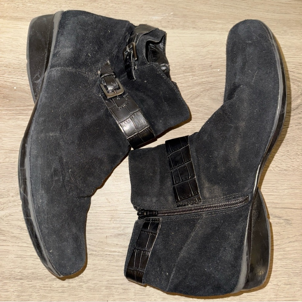 Naturalized Size 11M Women’s Ankle Cole Boots Black Leather-made